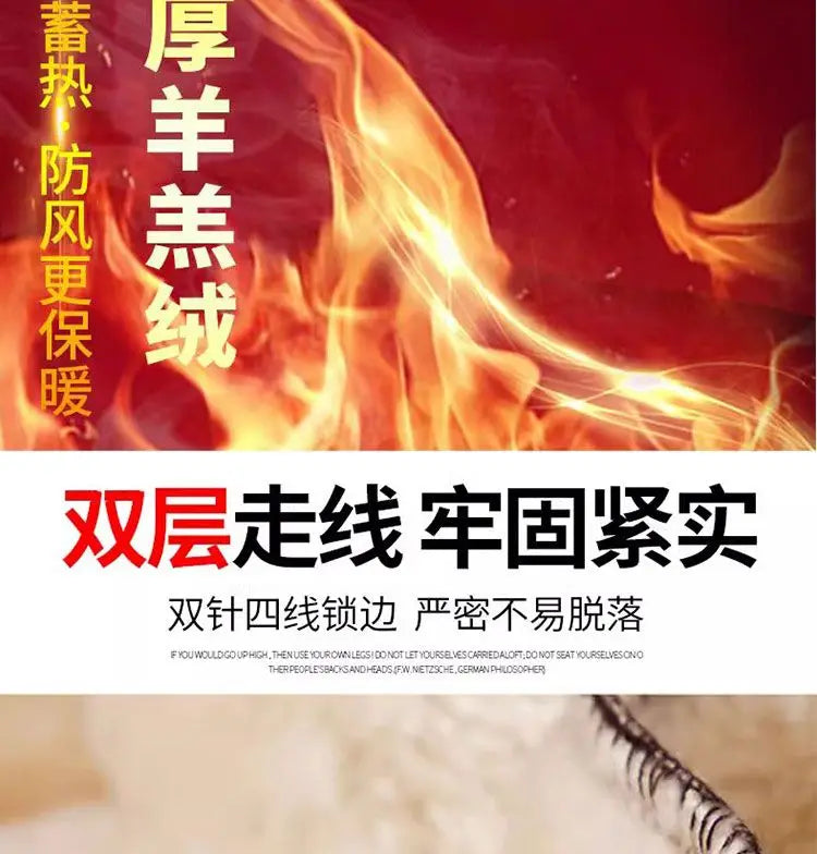 Fleece hoodie zonder capuchon voor dames en heren, dikke lamsfleece ronde hals, High Street top