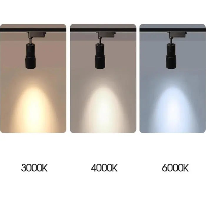 Verstelbare 5 6 8 10 Smalle stralingshoek Zwart Wit LED Focus Plafond