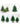Christmas Tree Ornament Durable Mini Christmas Tree Decoration Prop for