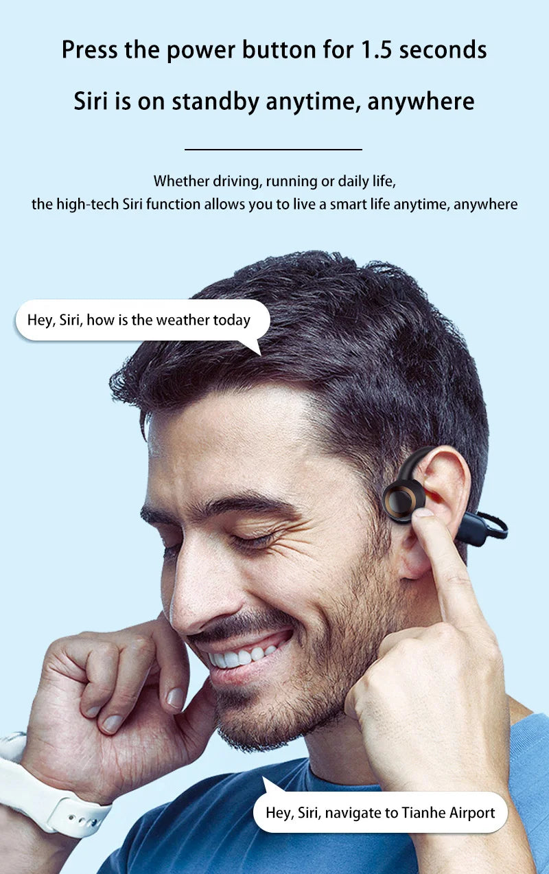 G3 Bone Conduction-hoofdtelefoon Air Conduction Bluetooth-hoofdtelefoon Draadloos
