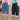 Children s clothing Spring Unisex Heart Print Wide Leg Jeans Elastic Waist Denim Pants Casual 1 8Y