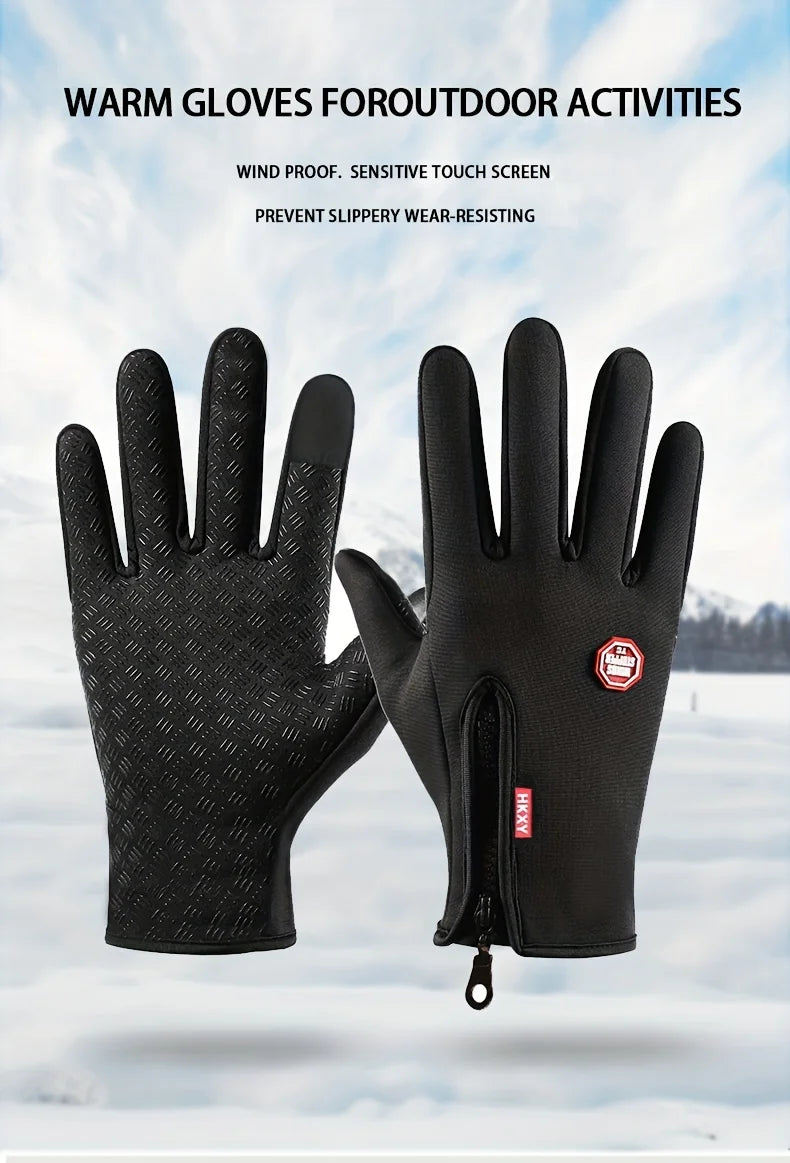 Buitenfiets handschoenen, fietsen voor warmte en antislip in herfst en winter