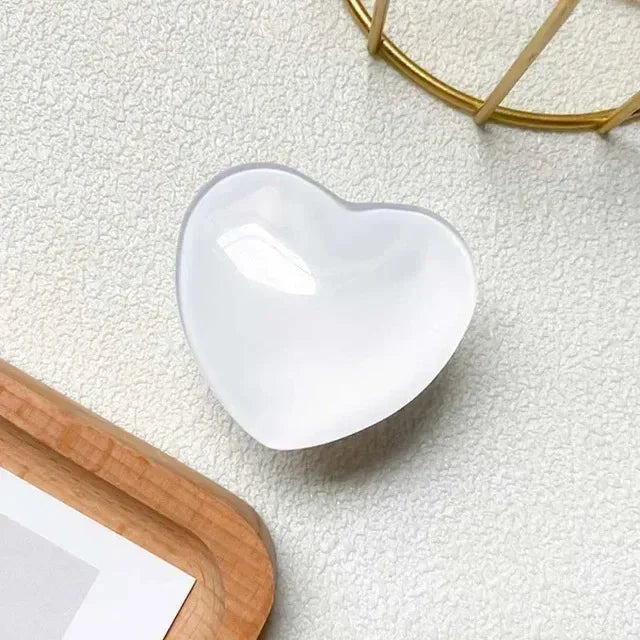 Desktop Magnetic Phone Holder Cute Glass Love Heart Design Cell Phone Support