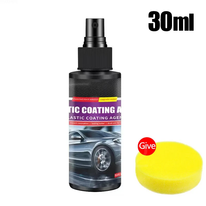 Car Plastic Restore Coating Agent Auto Plastic Rubber Exterior Repair Clean