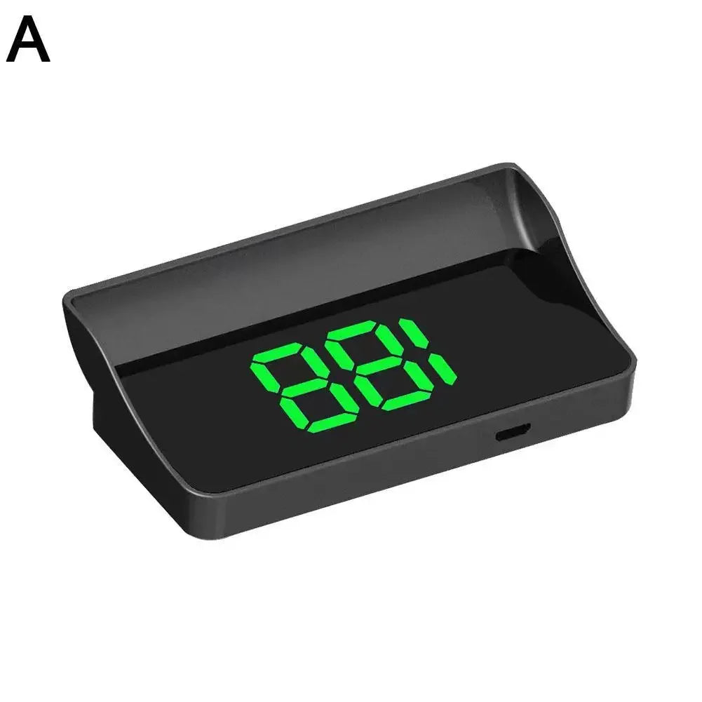 Auto Head-Up HD Display GPS Snelheidsmeter Snelheid KMH Digitale HUD Voorruit