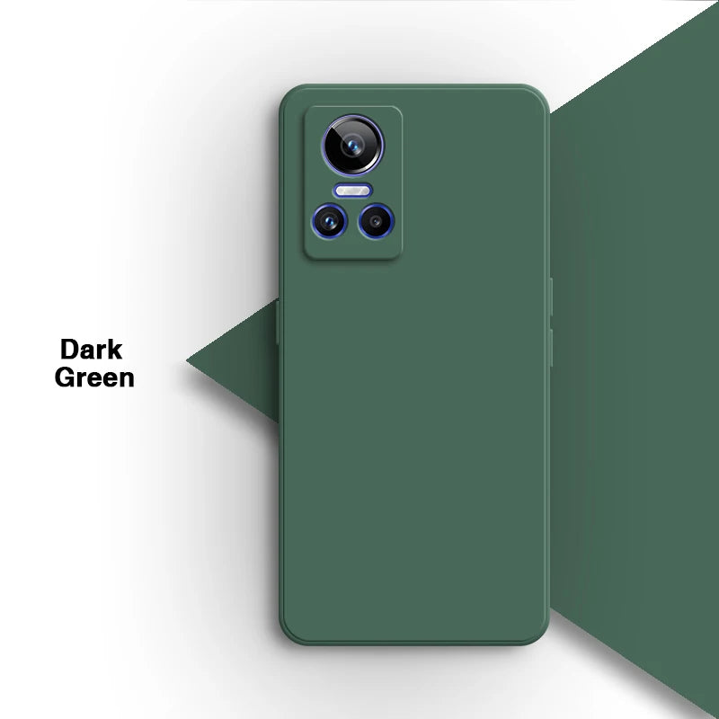 Matte achterkant voor Oppo Realme GT Neo3 T Neo 3 3T Neo3T 5G Zachte snoepvloeistof