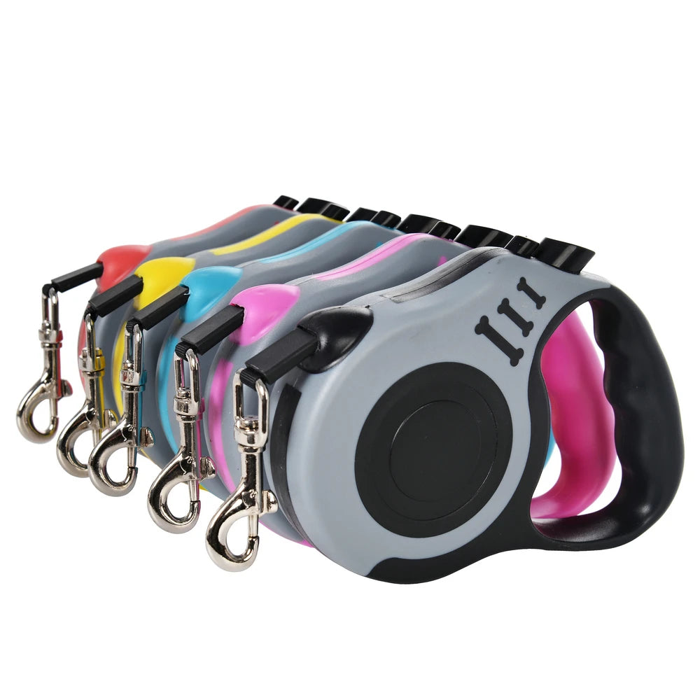 3m 5m Dog Leash for Small Dogs Cat Automatic Retractable Durable Nylon Lead