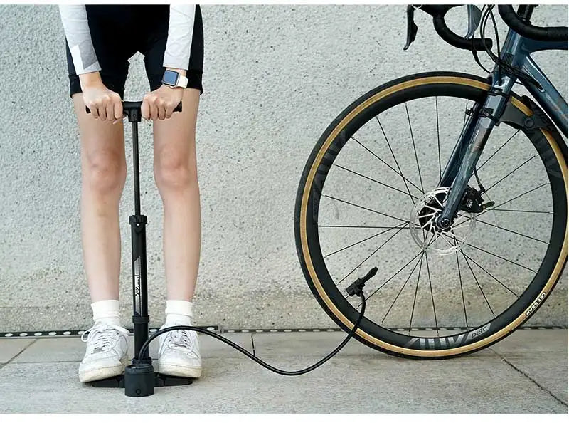 Enlee Fietspedaalpomp Draagbare Verticale Pomp Hoge Druk Moeiteloos Snel