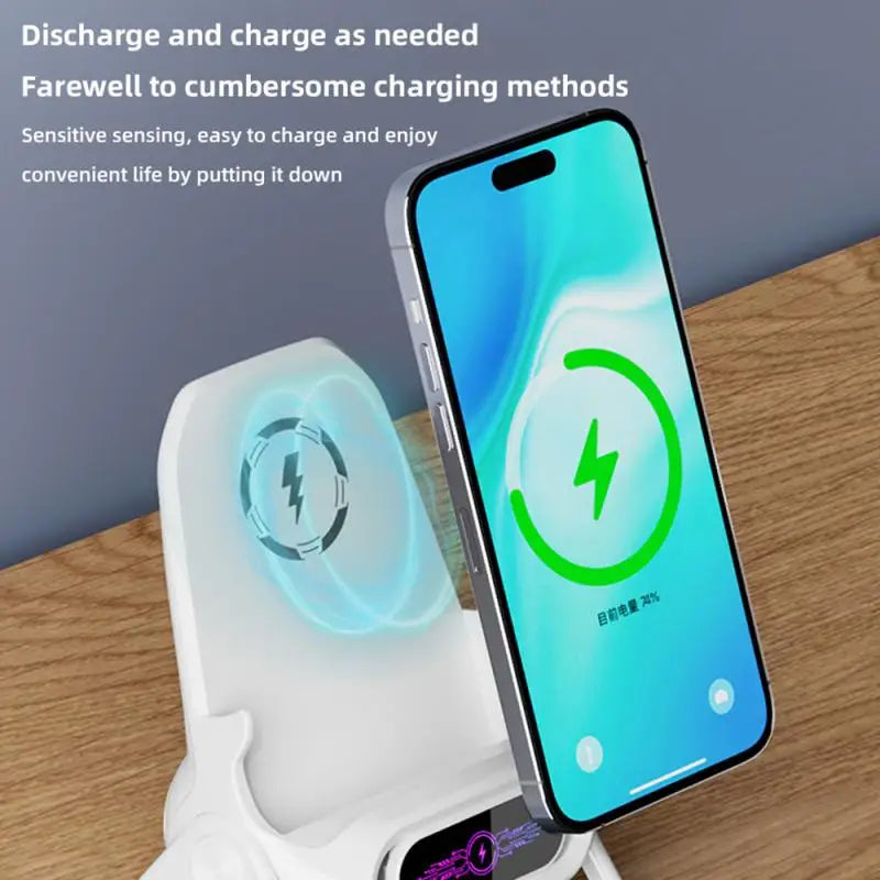 Draadloze snelladers voor op het bureau, universele snellaadbeugel voor mobiele telefoons