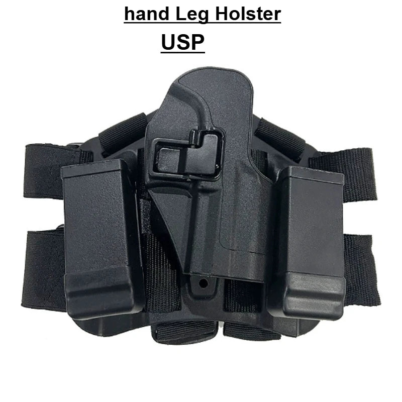 Tactical Gun Pistol Holster for G ock 17 19 USP 1911 M92 P226 Sig Outdoor Hidden Leather Holster