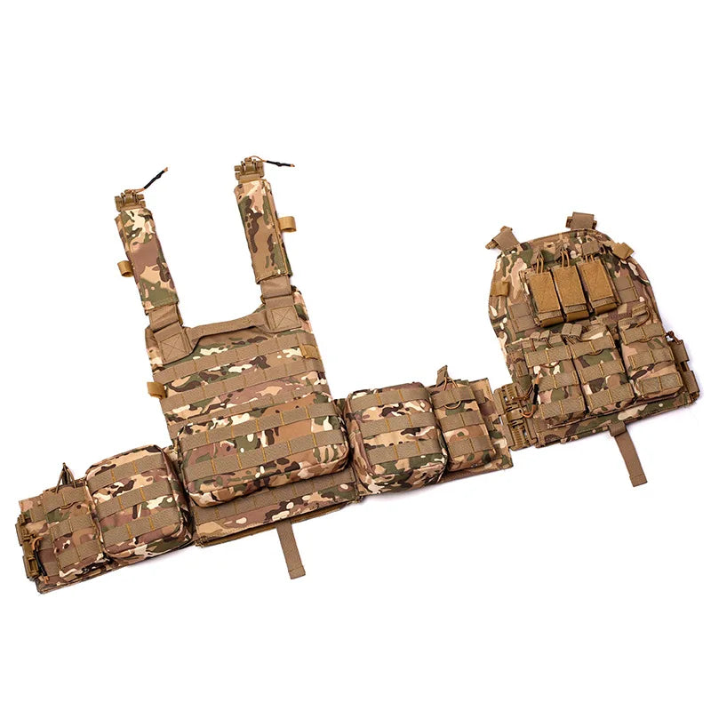 The best selling 600d polyester tactical vest durable, breathable and adjustable Molle design with