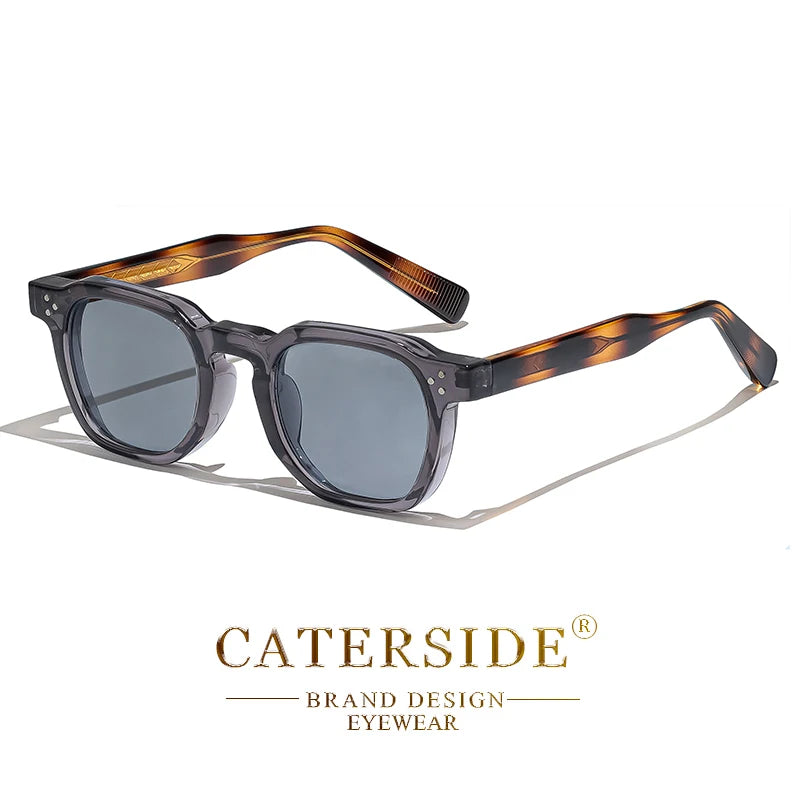 Caterside Retro Punk Men Sunglasses Square Personalized Design Glasses Women s