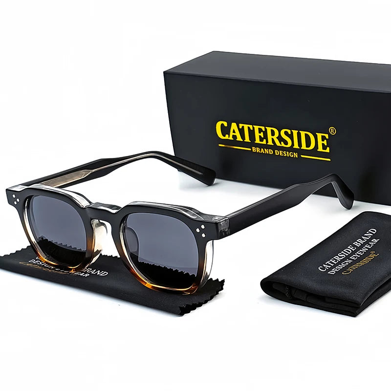 Caterside Retro Punk Men Sunglasses Square Personalized Design Glasses Women s