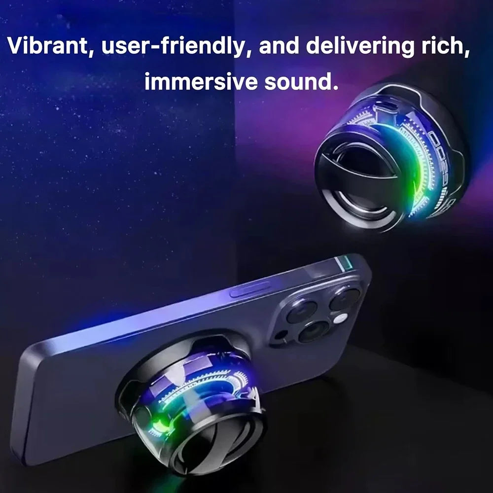 Mini Portable Bluetooth Speaker G200 RGB Color Light Magnetic Speaker Bt5.3