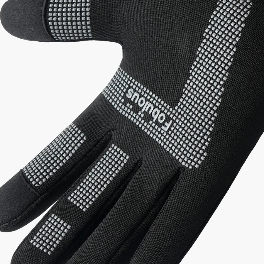 Winterfiets handschoenen voor heren, antislip, touchscreen compatibel, winddichte voering