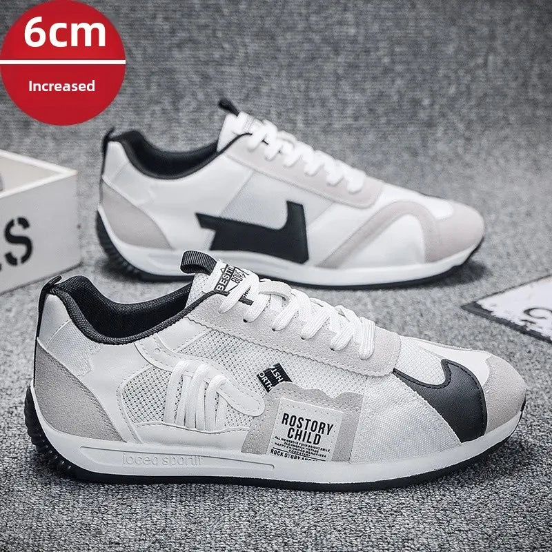 Autumn Breathable Men s Casual Shoes Sporty Thick Bottom Popular Internet Red Summer Trendy Shoes