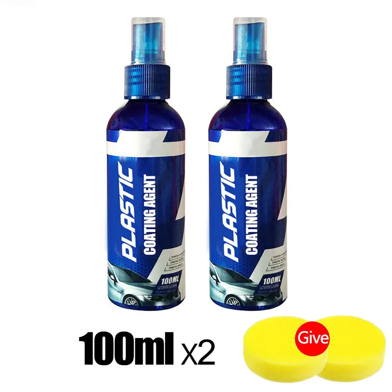 Car Plastic Restore Coating Agent Auto Plastic Rubber Exterior Repair Clean