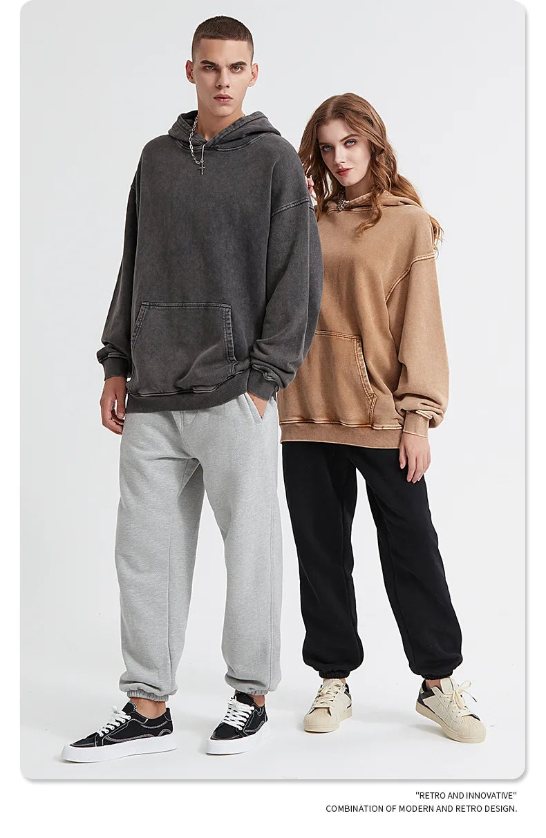 Bornladies Retro Verdikte Hoodie Mode Warme Trui 100% Katoen Dames Trend