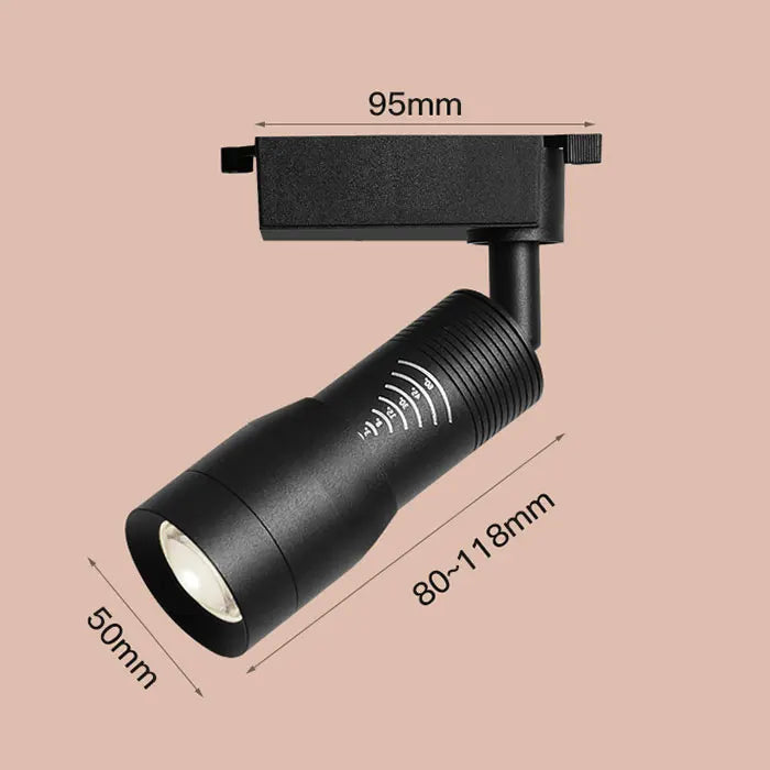 Verstelbare 5 6 8 10 Smalle stralingshoek Zwart Wit LED Focus Plafond