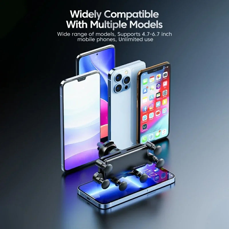 Universele 6-punts stevige opvouwbare autotelefoonhouder Gravity autohouder voor telefoon in