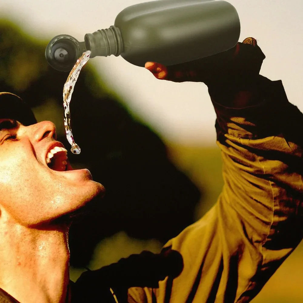 American Style Tactical Single Soldier Water Bottle High Polymer Outdoor Camping