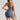 Summer solid color women s jumpsuit, tight fitting short and high elasticity