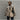 Spliced Contrast Woolen Coat Women Long Sleeve Thicken Jacket with Belt