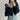 Korean ic Hooded Zipper Sweatshirt Top All Mat Commuter Fce Lined Fashionable
