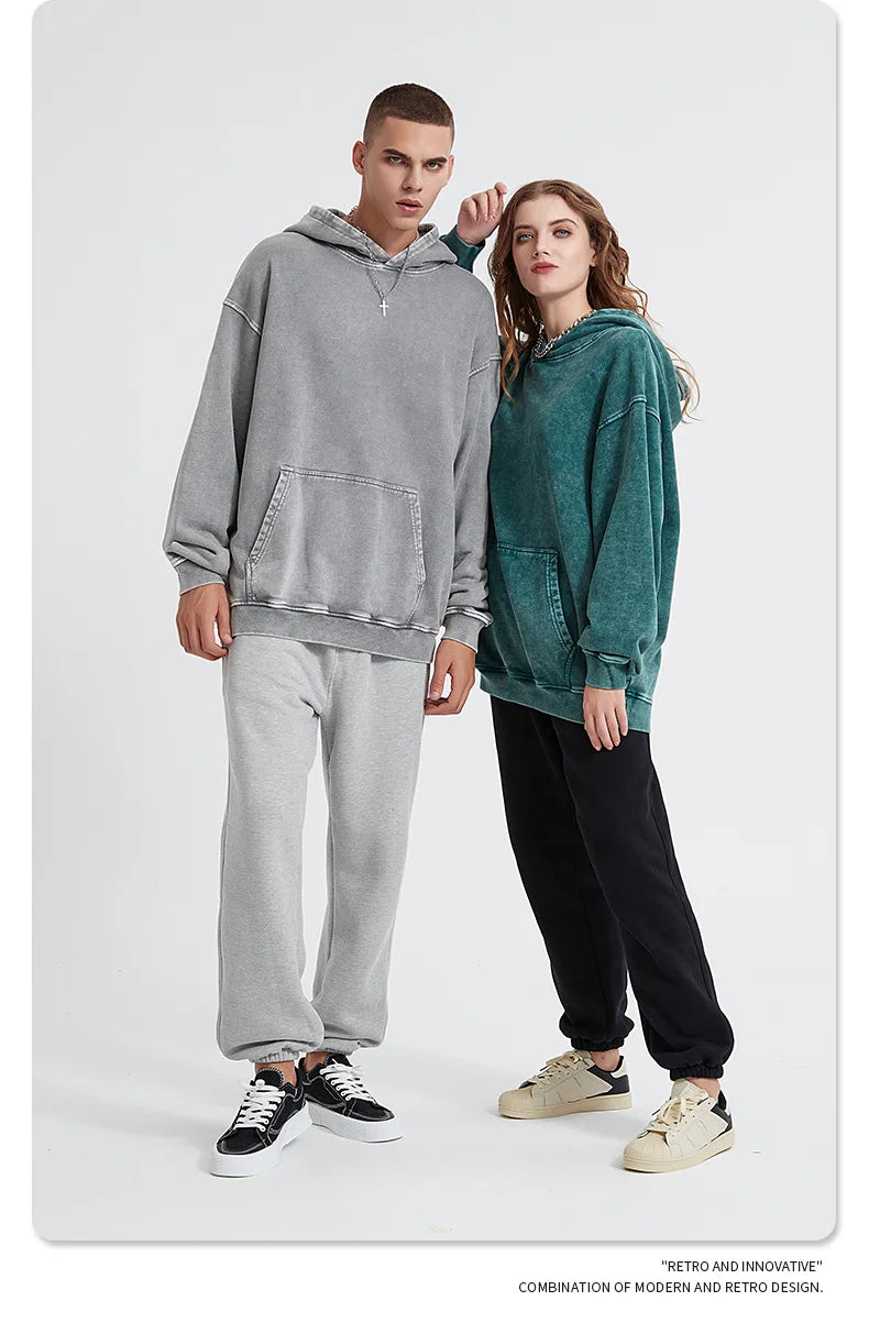 Bornladies Retro Verdikte Hoodie Mode Warme Trui 100% Katoen Dames Trend