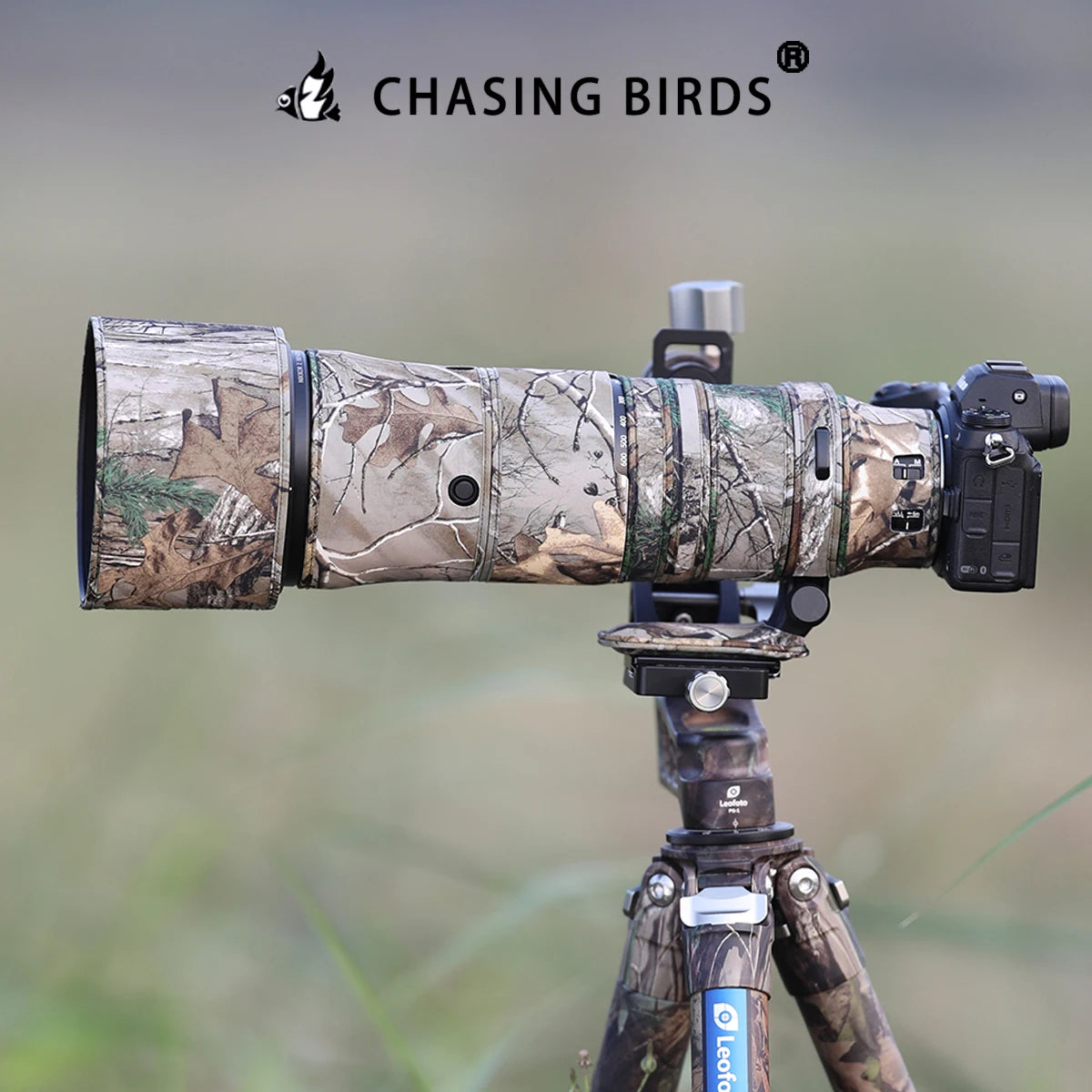 Chasing Birds camouflage lens coat for Nikon Z 180 600 mm F 5.6 6.3 VR