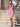 Pink Bandage Dress Women Maxi Party Dress Bodycon Elegant Draped Sexy Evening