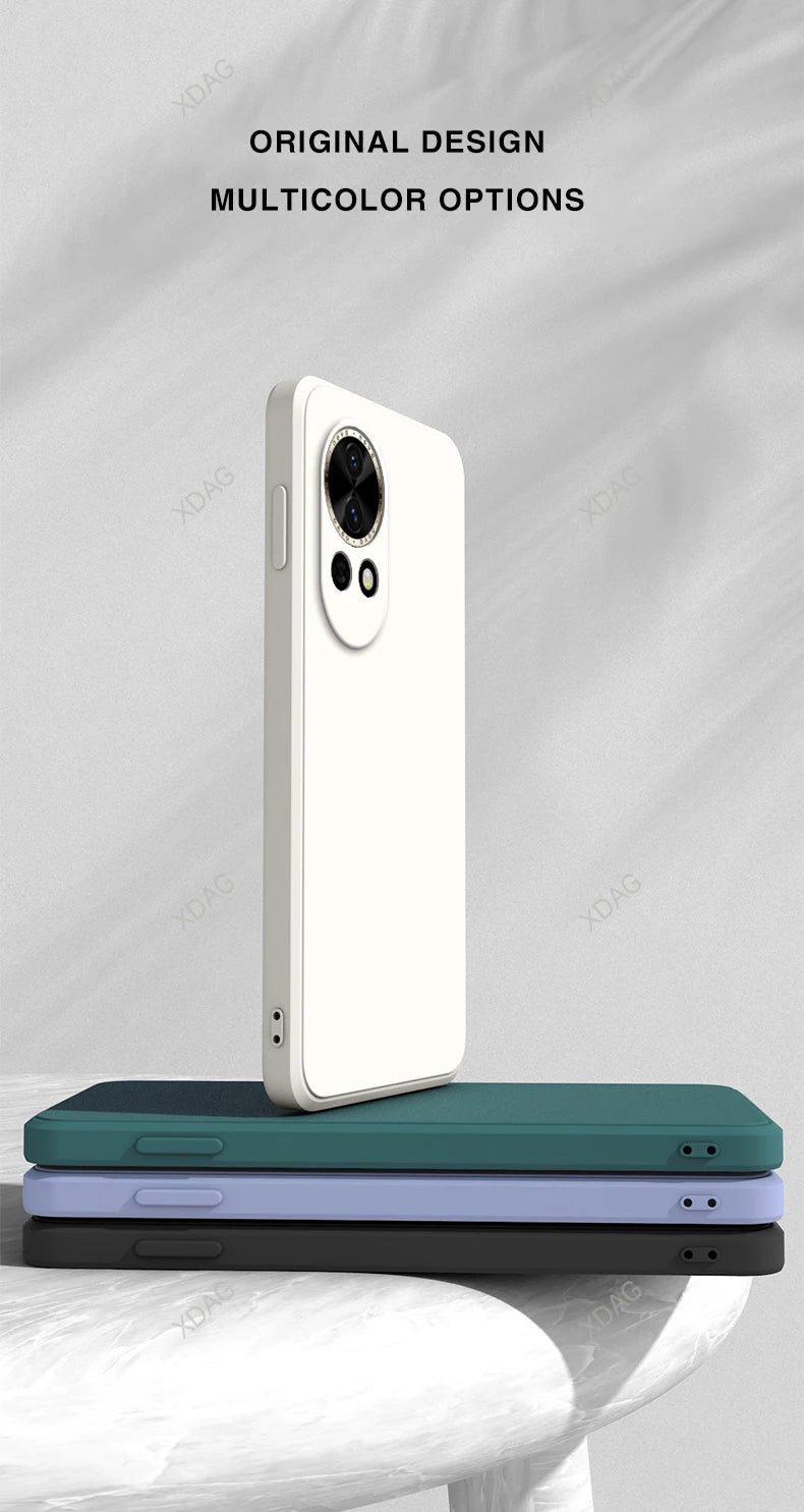 Vloeibare siliconen telefoonhoes voor Huawei Nova13 Nova 13 Pro 13Pro 5G-camera