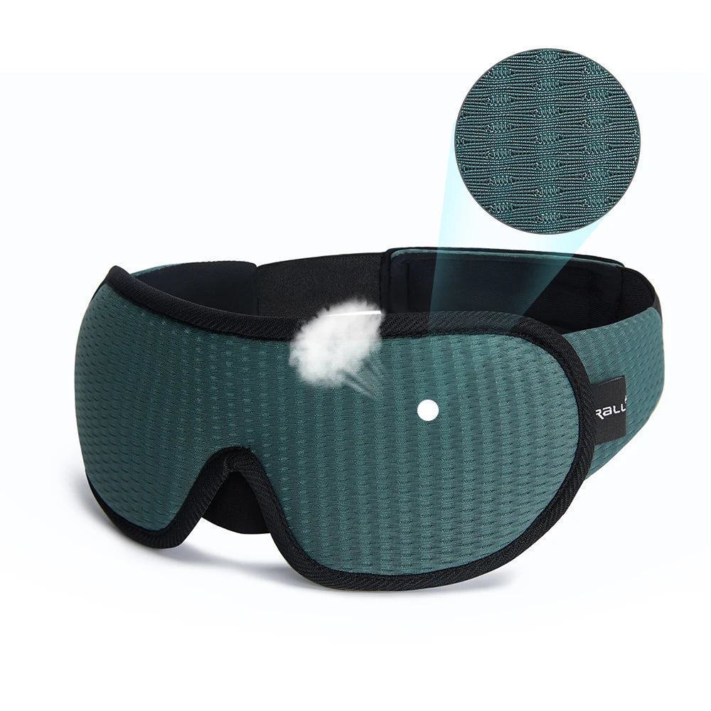 3D Slaapmasker Blokkeert Licht Zacht Gevoerd Slaapmasker Voor De Ogen Slaapmasker Oog