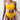 Of The Season Multi Color Bikini Strapless Sexy Fashionable Separate Swimsuit
