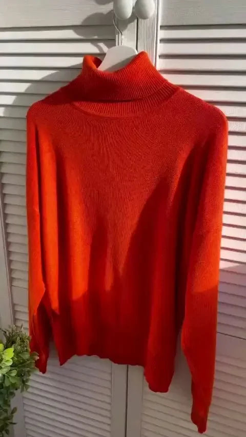 Bornladies Groene coltrui met split dames herfst en winter warm