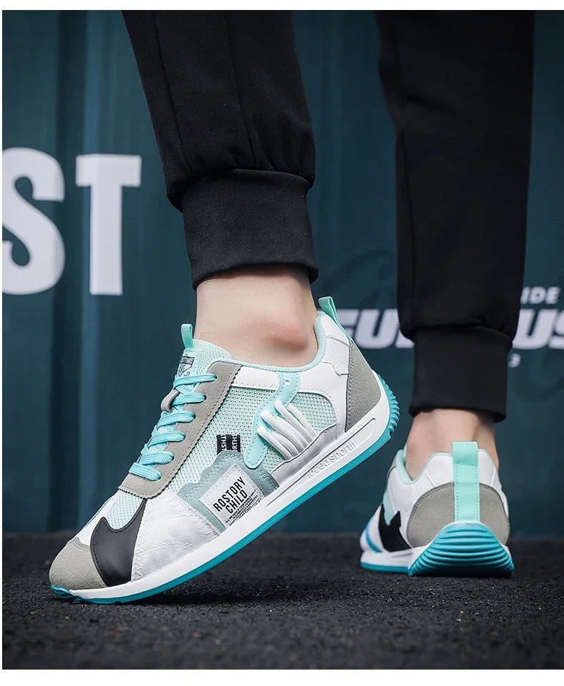 Autumn Breathable Men s Casual Shoes Sporty Thick Bottom Popular Internet Red Summer Trendy Shoes