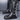 Autumn Winter Designer Leather Long Boots for Men Fashion Casual Black Big Head Work Knee High Boots