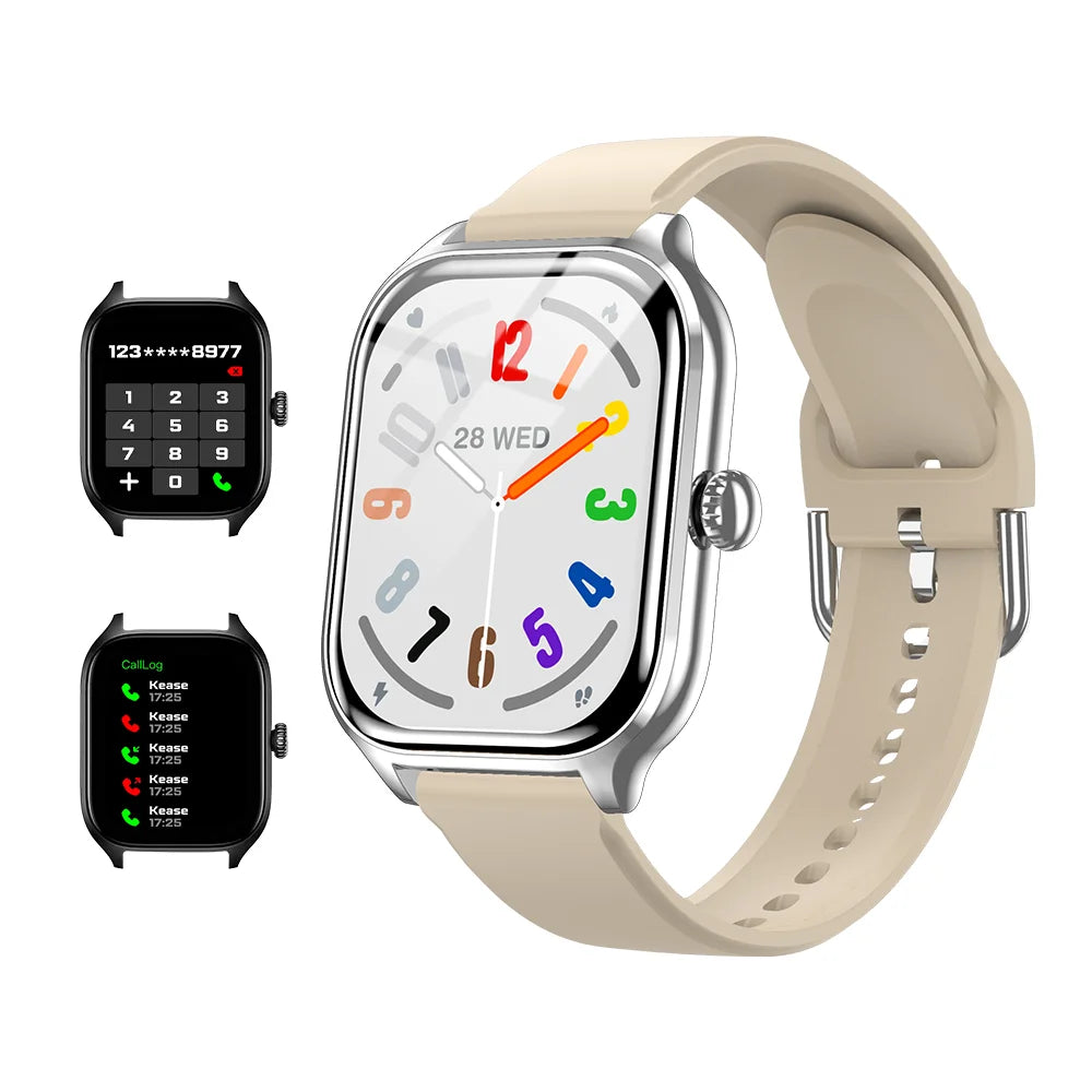 Laxasfit H9 Smart Watch Bellen Oproepen Beantwoorden Oefeningen Tracken Hartslag
