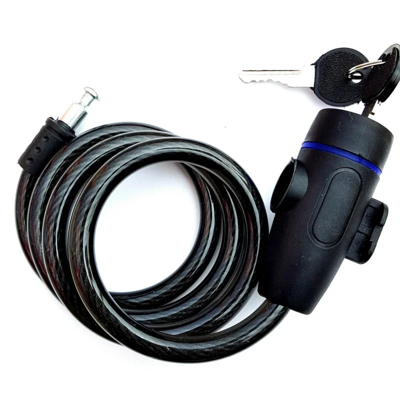Heavy Duty Motorcycle Chain Lock 80cm Metal Anti Theft Bike Lock with 2 Keys for