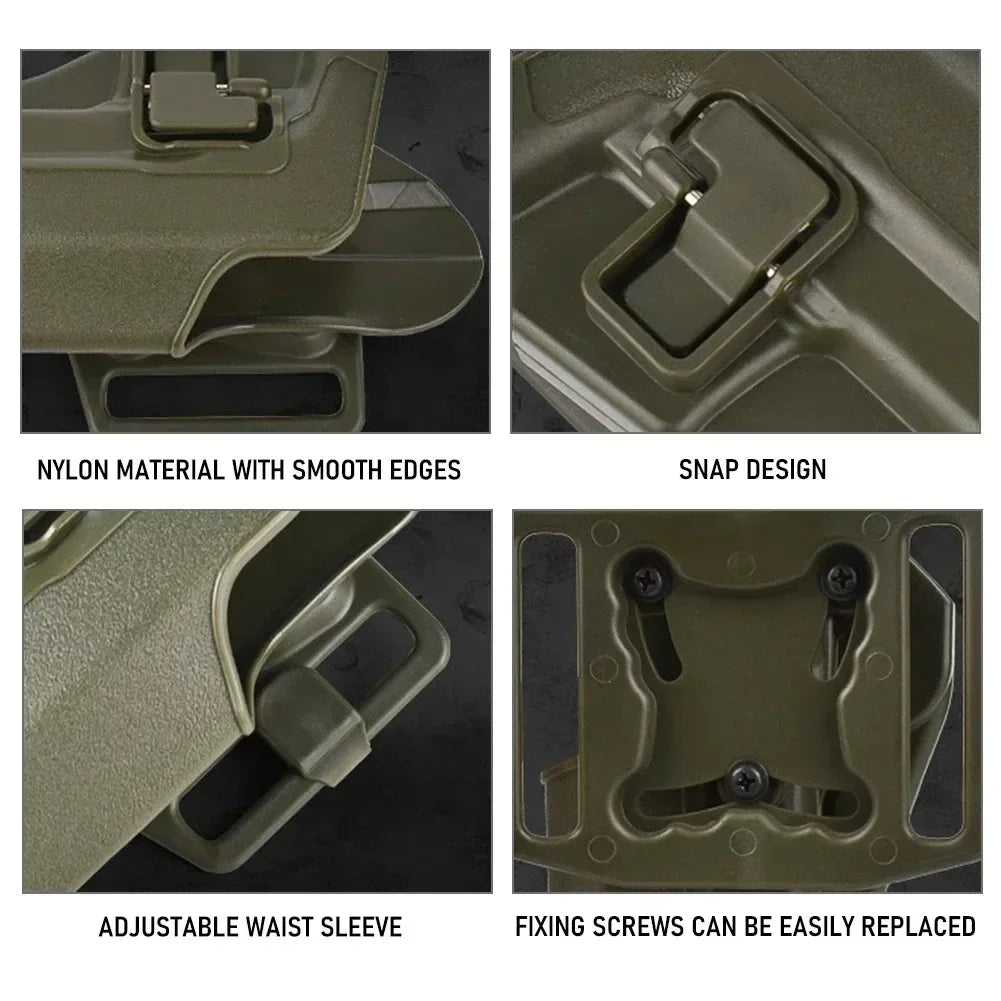 Tactical Gun Pistol Holster for G ock 17 19 USP 1911 M92 P226 Sig Outdoor Hidden Leather Holster