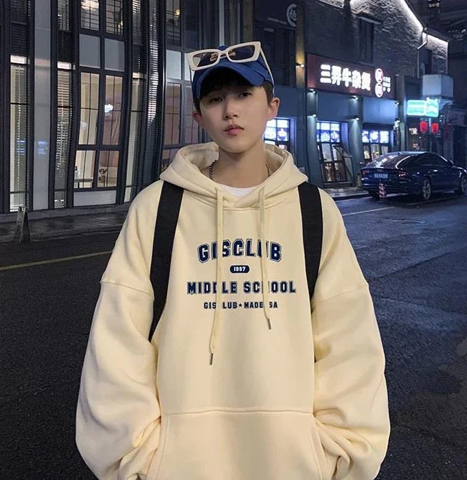 Sweatshirts For Man Hoodies Graphic Hip Hop Hooded White Men s Clothing