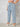 3xl Plus Size Women Clothing Spring Summer Blue Denim Overalls with Pockets Light Washed Casual