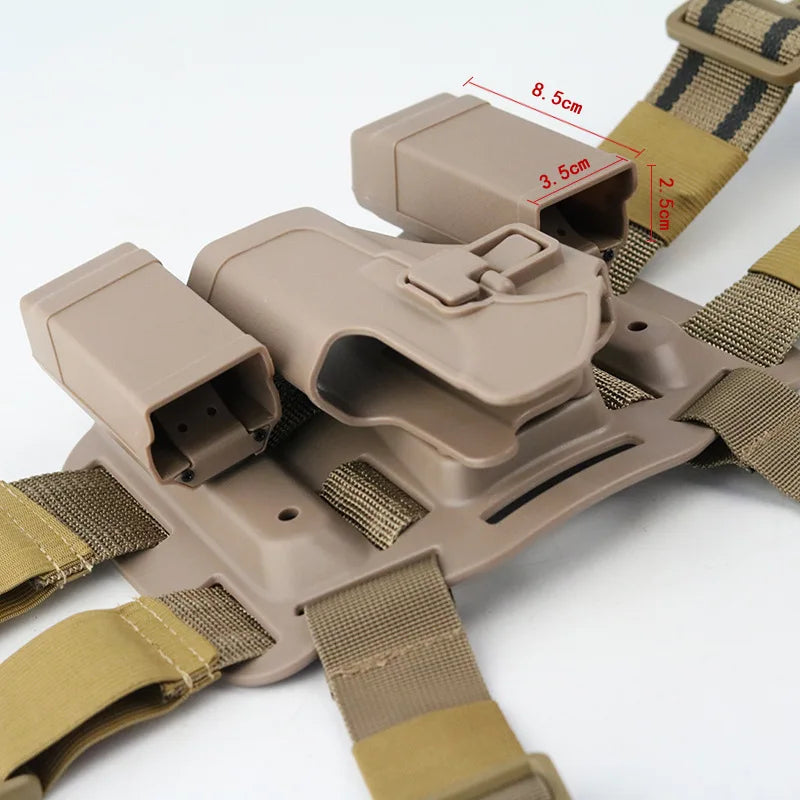 Tactical Gun Pistol Holster for G ock 17 19 USP 1911 M92 P226 Sig Outdoor Hidden Leather Holster