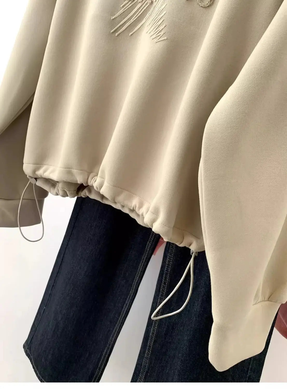 American Retro Hooded Sweatshirt Women in Spring and Autumn Design Feel Loose and Lazy Versatile Top