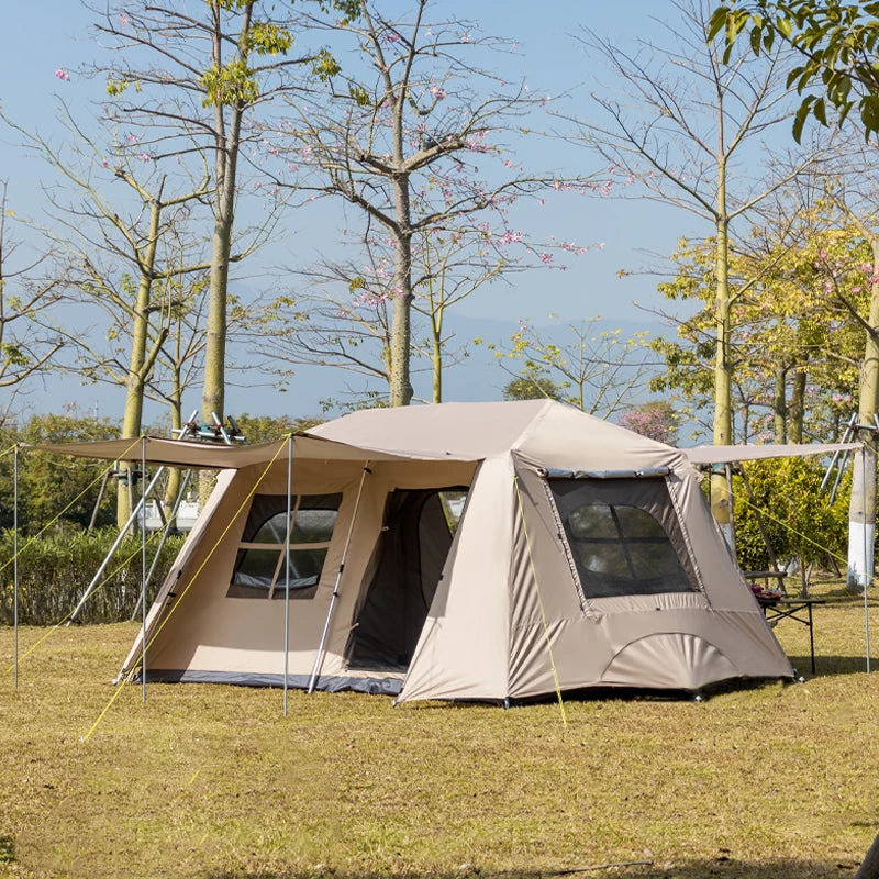 Sonuto Quick Setup Large Camping Automatic Tent 4 7 Person Double Hall Ridge