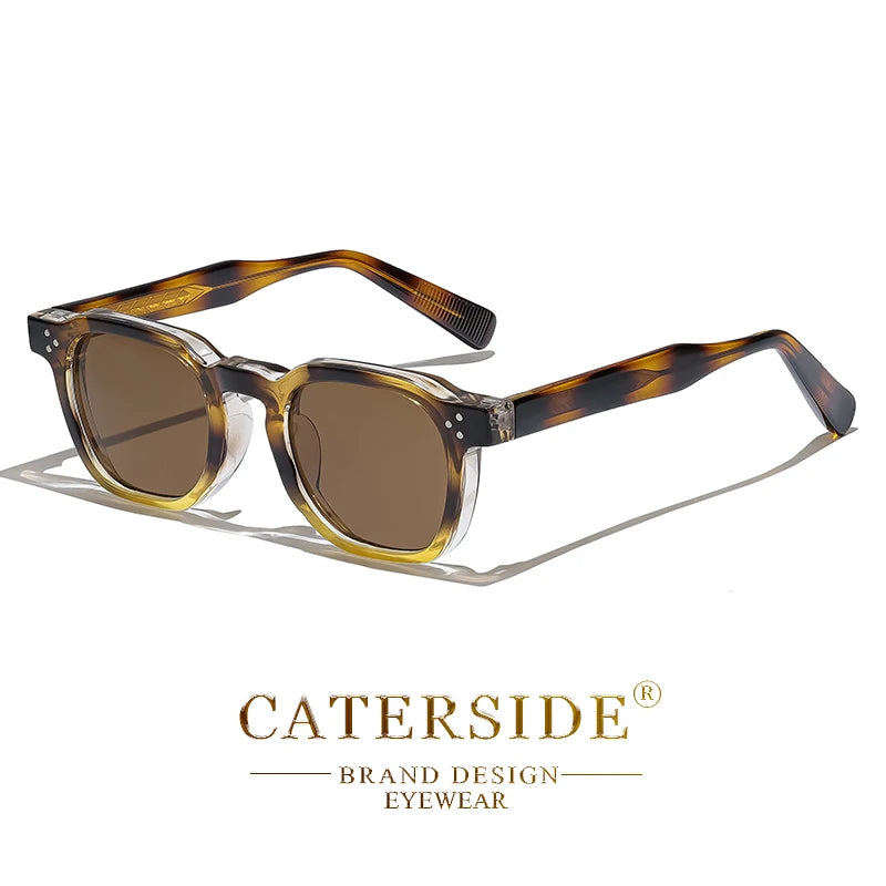 Caterside Retro Punk Men Sunglasses Square Personalized Design Glasses Women s