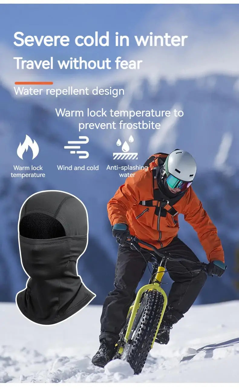Caps Fiets Balaclava Gezichtsmasker UV-bescherming voor Mannen Vrouwen Motorfiets