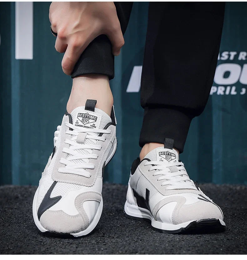 Autumn Breathable Men s Casual Shoes Sporty Thick Bottom Popular Internet Red Summer Trendy Shoes