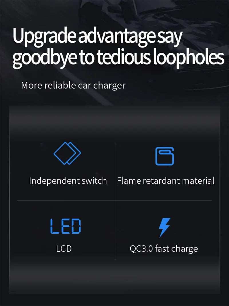 Car Inverter 150w Peak Dc12v 24V to 110v 220v LED Display Sockets Power Inverter