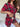 Red Plaid Short Sleeves Women Pajama Set Button Down Tops&Shorts 2 Pieces